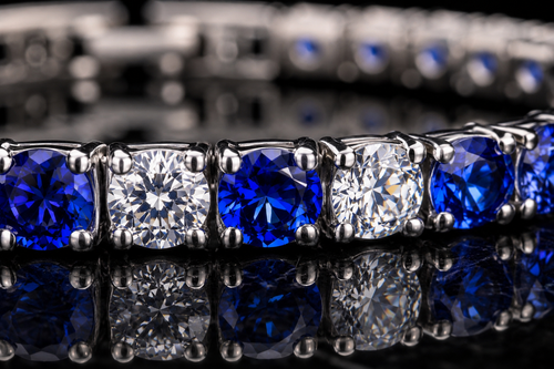 Nuvell Blue Ice Tennis Bracelet