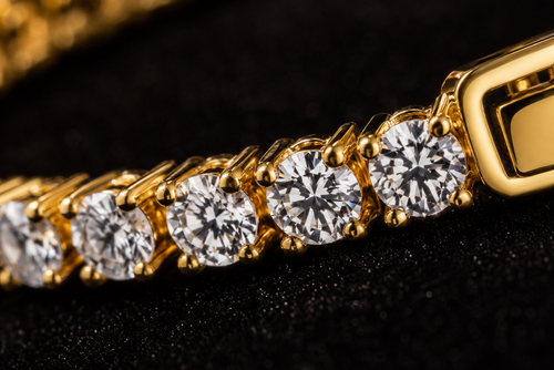 Nuvell Gold Tennis Bracelet