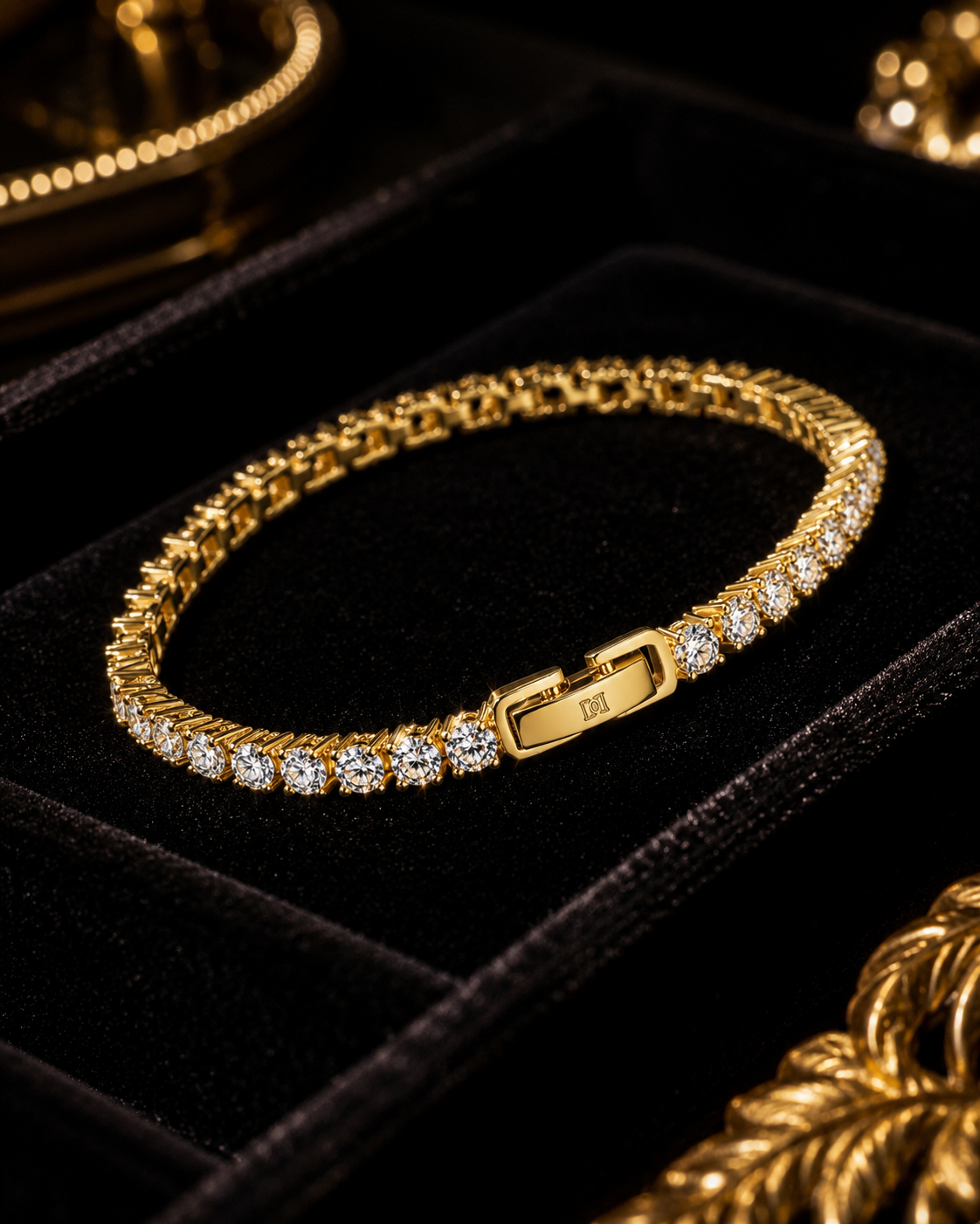 Nuvell Gold Tennis Bracelet